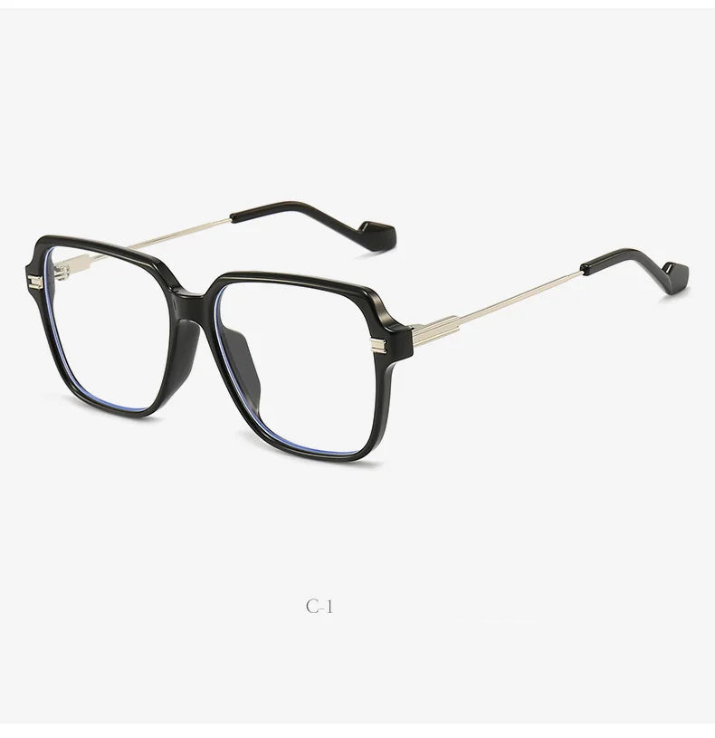Japanese Square Framed Glasses by ElfTennis84 - Blue Light