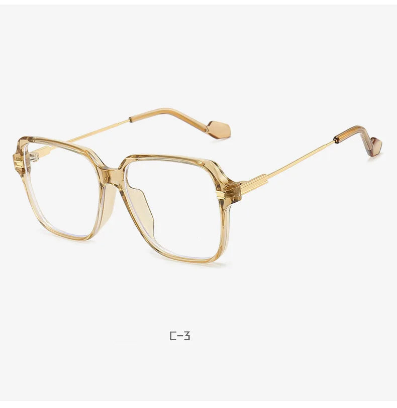 Japanese Square Framed Glasses by ElfTennis84 - Blue Light