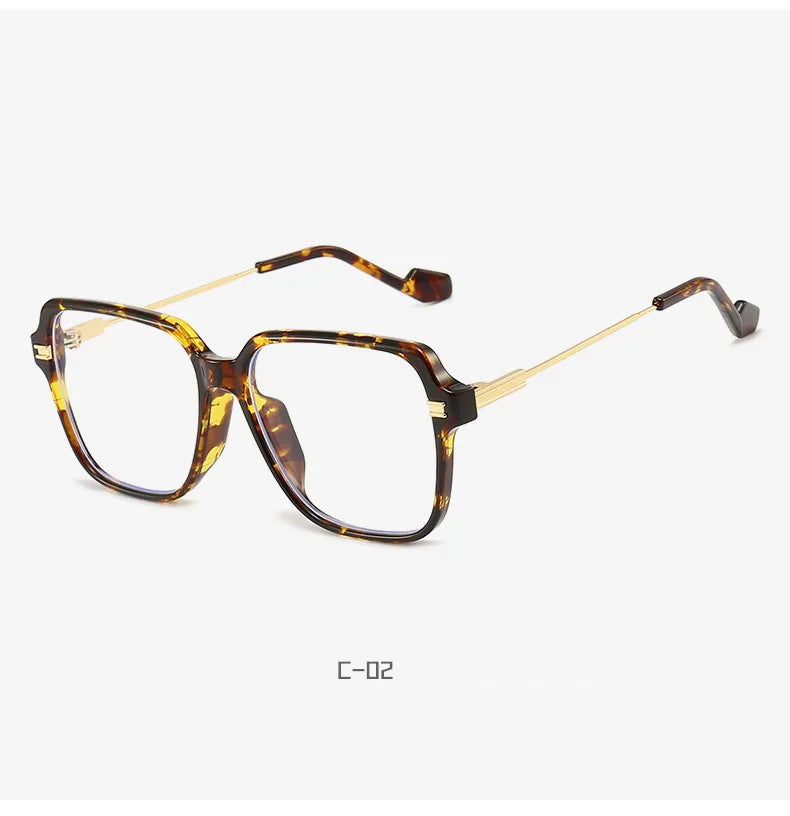 Japanese Square Framed Glasses by ElfTennis84 - Blue Light