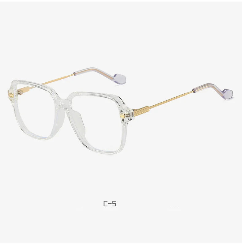Japanese Square Framed Glasses by ElfTennis84 - Blue Light
