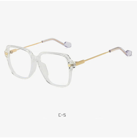 Japanese Square Framed Glasses by ElfTennis84 - Blue Light