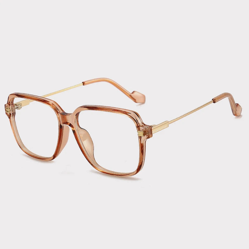 Japanese Square Framed Glasses by ElfTennis84 - Blue Light
